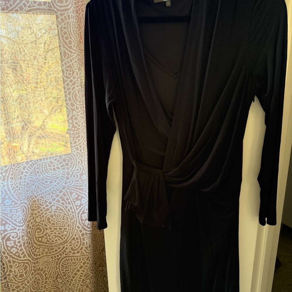 Eva Franco Black Long Sleeve Dress